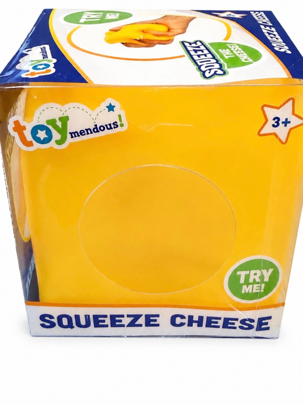 Toymendous Squeeze Cheese!